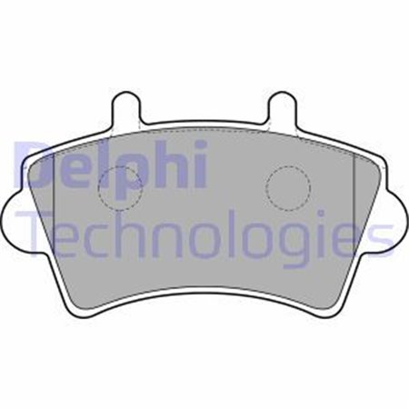 LP1746 Brake Pad Set, disc brake DELPHI