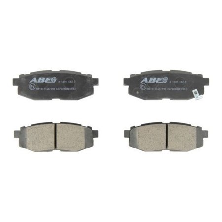 C27004ABE Brake Pad Set, disc brake ABE