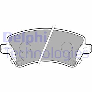 LP1737 Комплект тормозных колодок, дисковый тормоз DELPHI - Top1autovaruosad