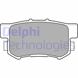 LP1507 Комплект тормозных колодок, дисковый тормоз DELPHI     