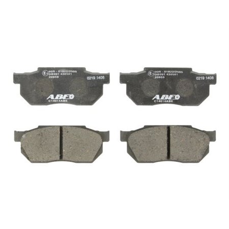 C14014ABE Brake Pad Set, disc brake ABE