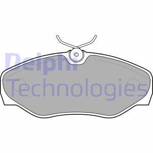 LP1695 Brake Pad Set, disc brake DELPHI - Top1autovaruosad