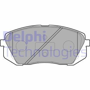 LP2050 Brake Pad Set, disc brake DELPHI - Top1autovaruosad