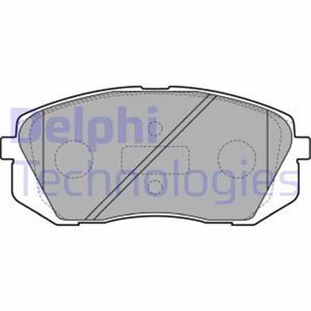 LP2050 Комплект тормозных колодок, дисковый тормоз DELPHI     
