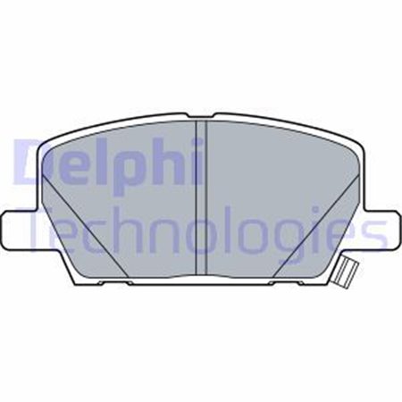 LP3482 Комплект тормозных колодок, дисковый тормоз DELPHI     
