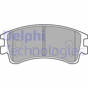 LP1799 Brake Pad Set, disc brake DELPHI - Top1autovaruosad