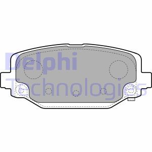 LP2499 Brake Pad Set, disc brake DELPHI - Top1autovaruosad