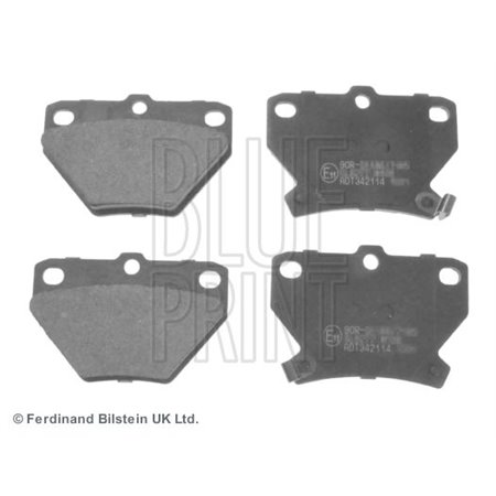 ADT342114 Brake Pad Set, disc brake BLUE PRINT