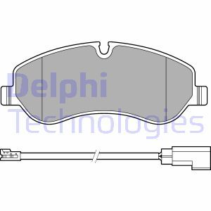LP2661 Комплект тормозных колодок, дисковый тормоз DELPHI - Top1autovaruosad