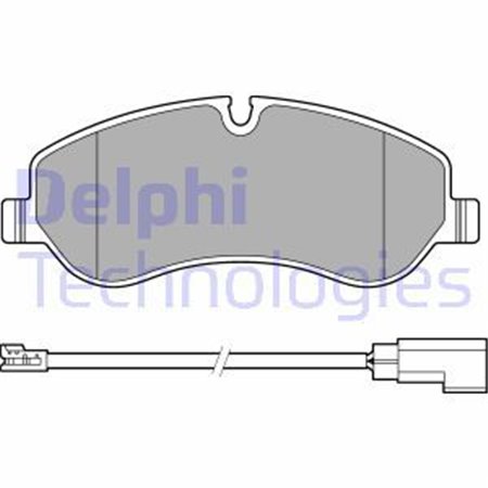 LP2661 Piduriklotsi komplekt,ketaspidur DELPHI