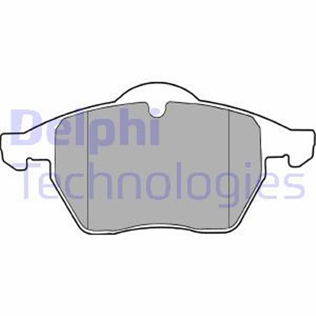 LP1407 Brake Pad Set, disc brake DELPHI