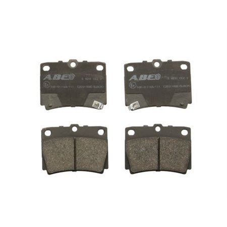 C25011ABE Brake Pad Set, disc brake ABE