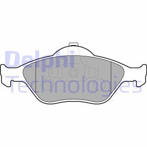 LP1469 Комплект тормозных колодок, дисковый тормоз DELPHI - Top1autovaruosad