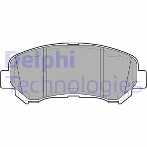 LP2031 Комплект тормозных колодок, дисковый тормоз DELPHI     
