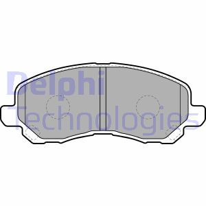 LP1684 Комплект тормозных колодок, дисковый тормоз DELPHI - Top1autovaruosad