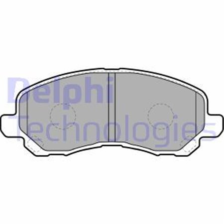 LP1684 Brake Pad Set, disc brake DELPHI