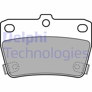 LP1942 Комплект тормозных колодок, дисковый тормоз DELPHI - Top1autovaruosad