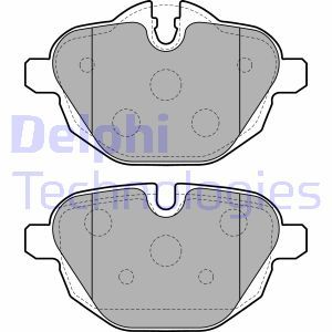 LP2162 Комплект тормозных колодок, дисковый тормоз DELPHI - Top1autovaruosad