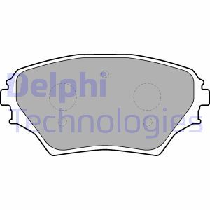 LP1632 Комплект тормозных колодок, дисковый тормоз DELPHI - Top1autovaruosad
