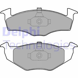 LP1601 Brake Pad Set, disc brake DELPHI - Top1autovaruosad