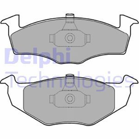 LP1601  Brake pads set DELPHI 
