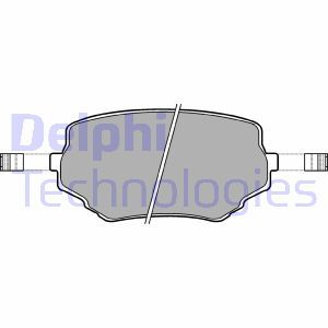 LP1015 Комплект тормозных колодок, дисковый тормоз DELPHI     