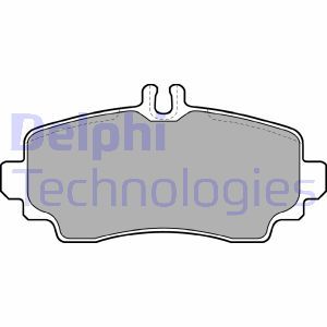 LP1401 Brake Pad Set, disc brake DELPHI - Top1autovaruosad