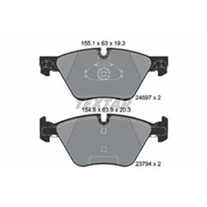 2469701 Комплект тормозных колодок, дисковый тормоз TEXTAR - Top1autovaruosad