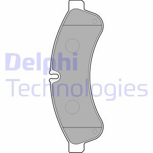 LP2063 Комплект тормозных колодок, дисковый тормоз DELPHI - Top1autovaruosad