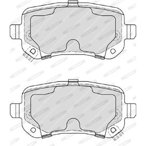 FDB4196 FERODO Piduriklotside komplekt, ketaspidur     
