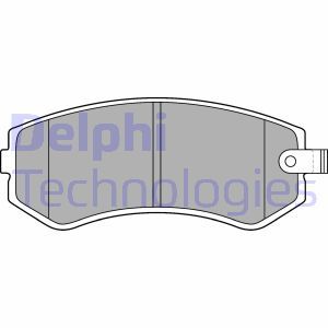 LP1544 Комплект тормозных колодок, дисковый тормоз DELPHI - Top1autovaruosad