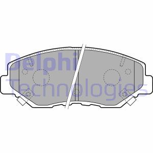 LP1806 Комплект тормозных колодок, дисковый тормоз DELPHI - Top1autovaruosad