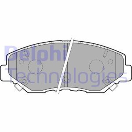 LP1806 Brake Pad Set, disc brake DELPHI