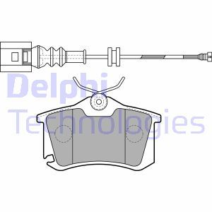 LP1815 Комплект тормозных колодок, дисковый тормоз DELPHI - Top1autovaruosad