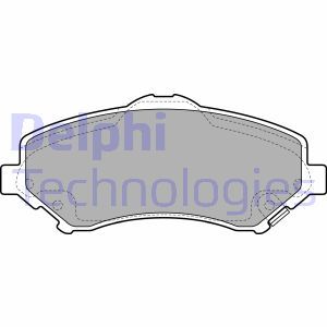 LP2143 Комплект тормозных колодок, дисковый тормоз DELPHI - Top1autovaruosad