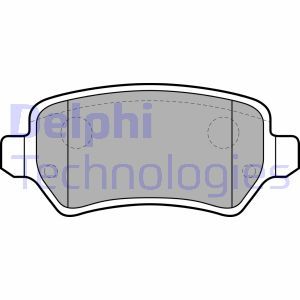 LP1681 Комплект тормозных колодок, дисковый тормоз DELPHI - Top1autovaruosad