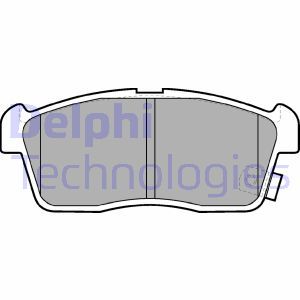 LP1442 Комплект тормозных колодок, дисковый тормоз DELPHI - Top1autovaruosad