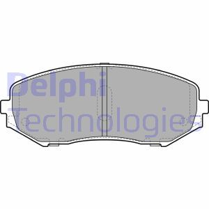 LP2001 Комплект тормозных колодок, дисковый тормоз DELPHI     