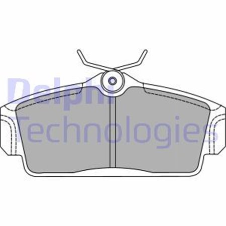 LP1435 Sats med bromsbelägg DELPHI 