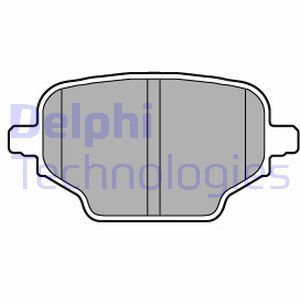 LP3580 Комплект тормозных колодок, дисковый тормоз DELPHI - Top1autovaruosad