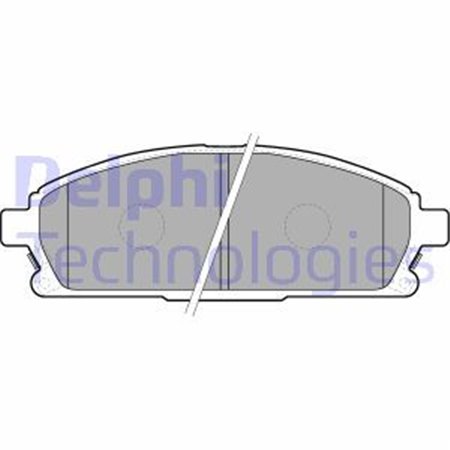 LP1659 Brake Pad Set, disc brake DELPHI