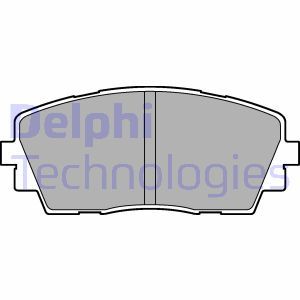 LP2296 Комплект тормозных колодок, дисковый тормоз DELPHI - Top1autovaruosad