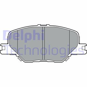 LP3370 Комплект тормозных колодок, дисковый тормоз DELPHI - Top1autovaruosad
