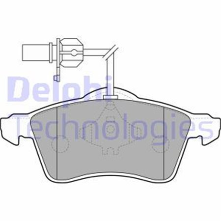 LP1707  Brake pads set DELPHI 