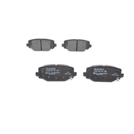 0 986 494 767 Brake Pad Set, disc brake BOSCH