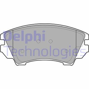 LP2081 Комплект тормозных колодок, дисковый тормоз DELPHI - Top1autovaruosad