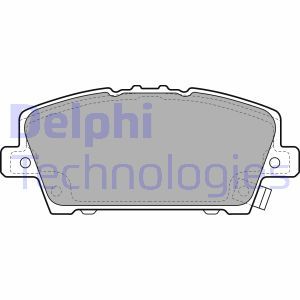 LP1970 Комплект тормозных колодок, дисковый тормоз DELPHI - Top1autovaruosad