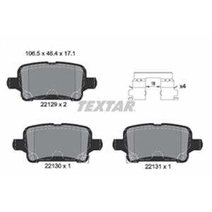 2212901 Brake Pad Set, disc brake TEXTAR - Top1autovaruosad