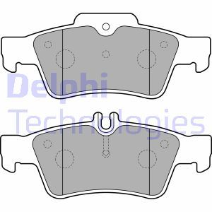LP1868 Brake Pad Set, disc brake DELPHI - Top1autovaruosad