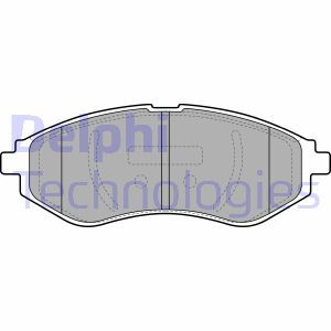 LP1895 Brake Pad Set, disc brake DELPHI - Top1autovaruosad